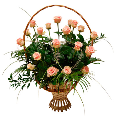 Kosz rÃ³Å¼owych rÃ³Å¼