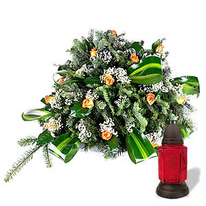 WiÄzanka Wieczna PamiÄÄ ze zniczem